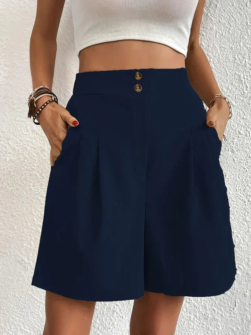Hoge taille shorts dames – Comfortabele en modieuze shorts voor zomeroutfits