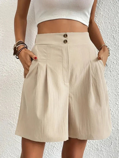 Hoge taille shorts dames – Comfortabele en modieuze shorts voor zomeroutfits