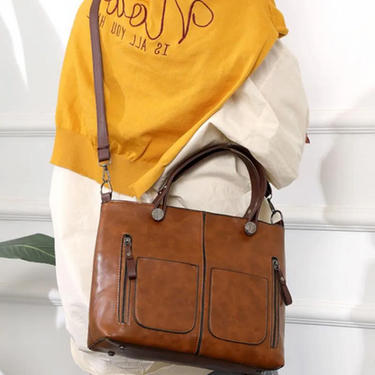 Leren tas schoudertas handtas