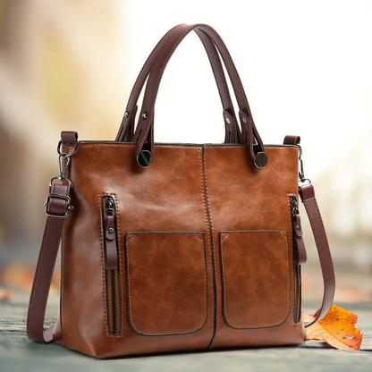 Leren tas schoudertas handtas