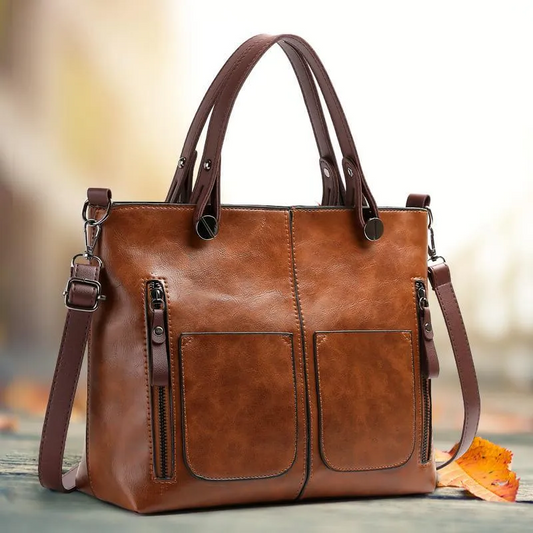 Leren tas schoudertas handtas