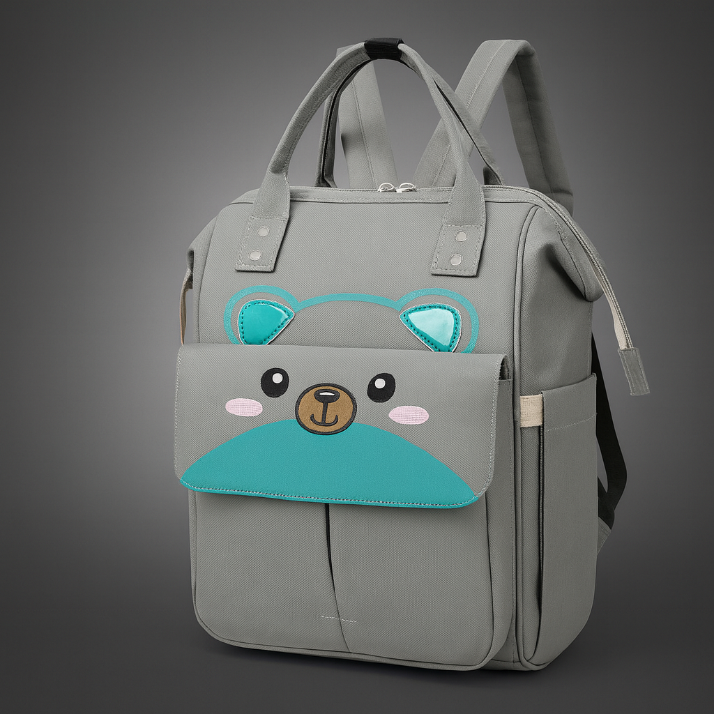 Luiertas Unisex Functioneel Beerontwerp Reisbagage