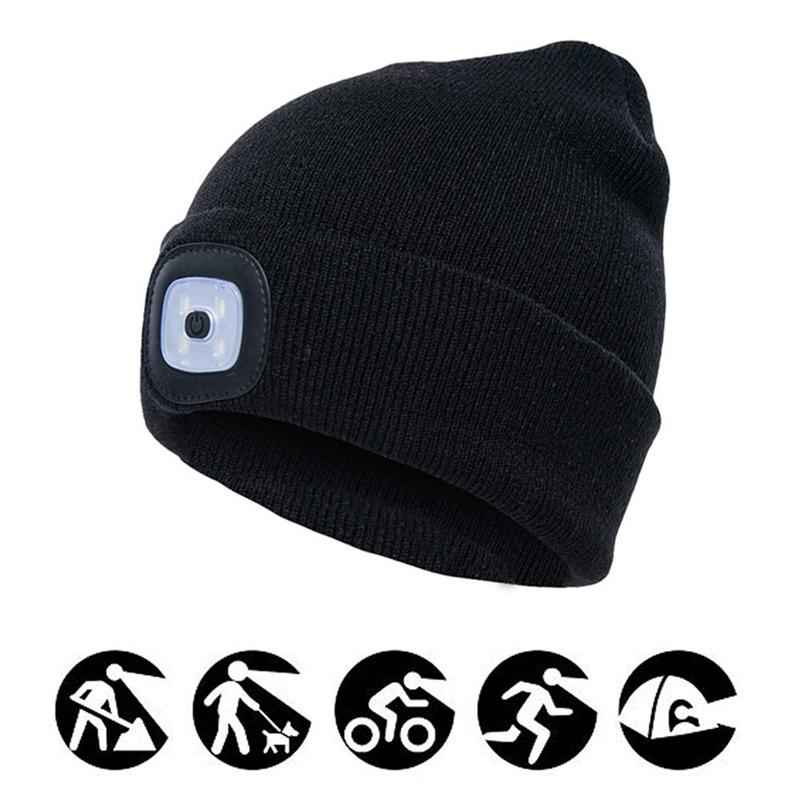 Oplaadbare LED Beanie Hoed