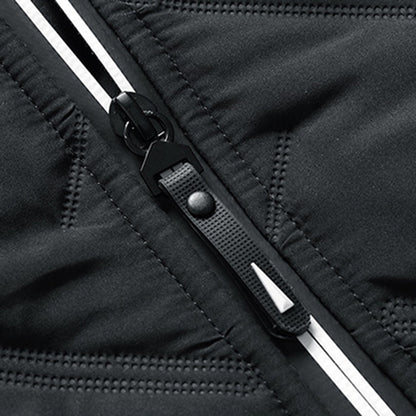 Gewatteerde jas heren – Hoge kraag winterjas met comfortabele pasvorm en stijl