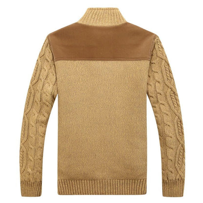 Heren vest met pluche voering – Gebreid warm en stijlvol voor elke gelegenheid