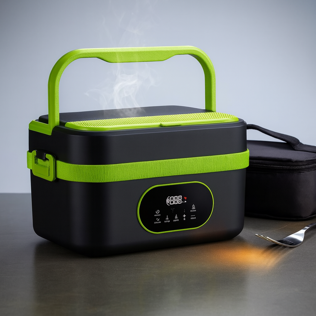 Zelfverwarmende Lunchbox RVS Draagbare Voedselverwarmer