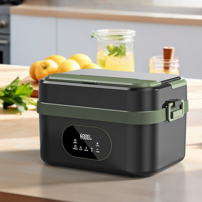 Zelfverwarmende Lunchbox RVS Draagbare Voedselverwarmer