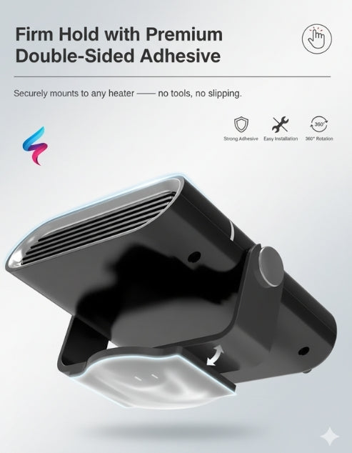 Draagbare Auto Verwarming 4-in-1 Ventilator 12V Aansluiting