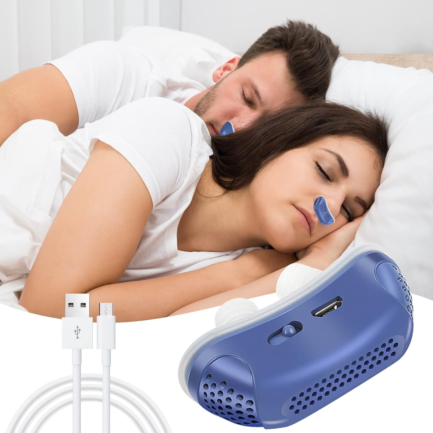 Micro CPAP Slaapapneu-apparaat Anti-Snurken