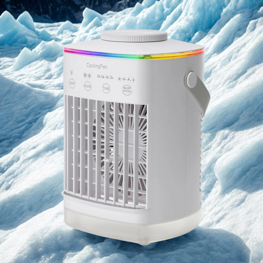 Mini Airco en Luchtbevochtiger met LED