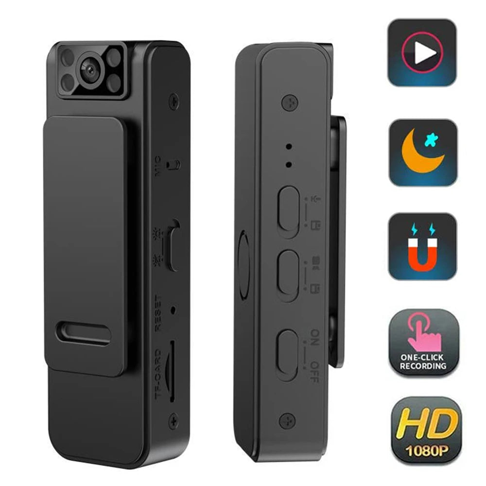 Mini Body Camera Videorecorder zonder TF-kaart