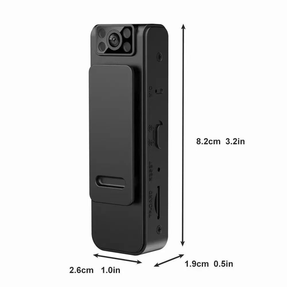 Mini Body Camera Videorecorder zonder TF-kaart