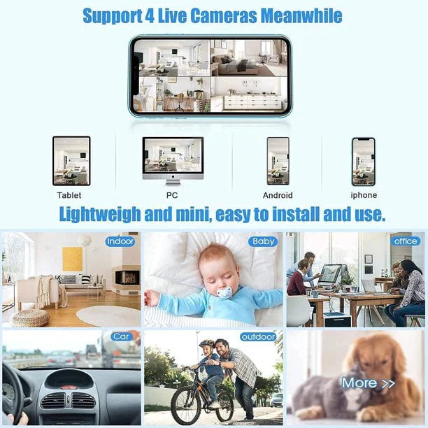 Mini Draadloze Magnetische Camera met Audio en Video