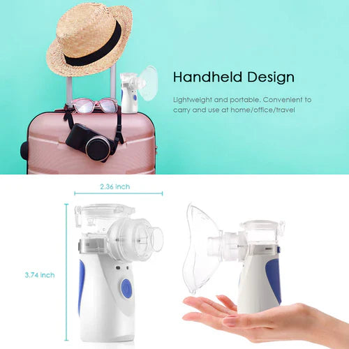 Mini Handnevelapparaat Stoom Inhalator voor Kinderen Volwassenen
