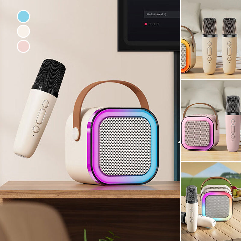 Mini Karaoke Machine met Draadloze Microfoon