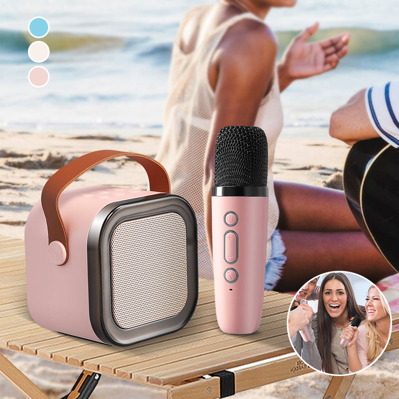 Mini Karaoke Machine met Draadloze Microfoon