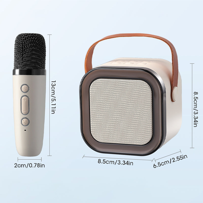 Mini Karaoke Machine met Draadloze Microfoon