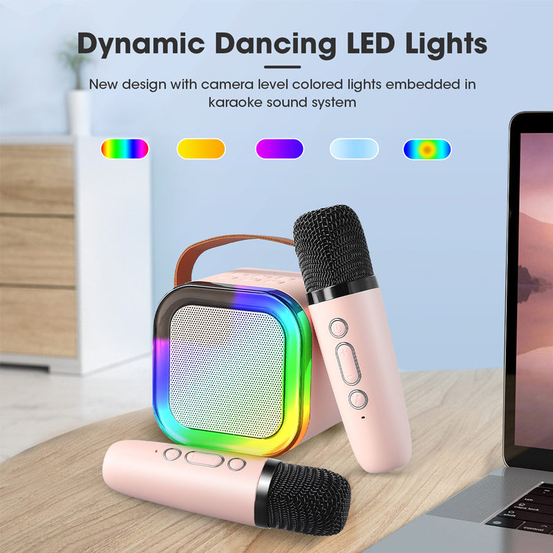 Mini Karaoke Machine met Draadloze Microfoon