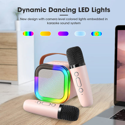 Mini Karaoke Machine met Draadloze Microfoon