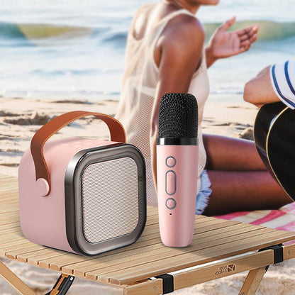 Mini Karaoke Machine met Draadloze Microfoon