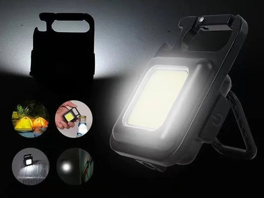 Mini LED Zaklamp Sleutelhanger 1800LM