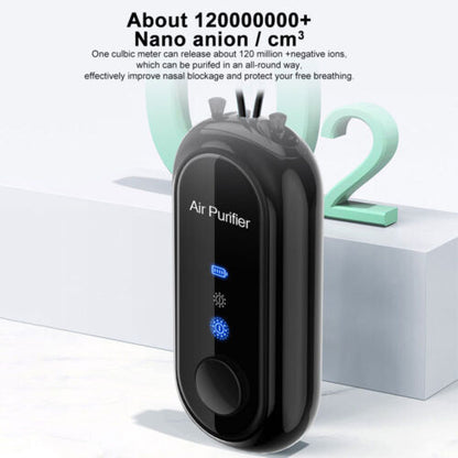 Mini Luchtreiniger Hanger Draagbaar USB-opladen