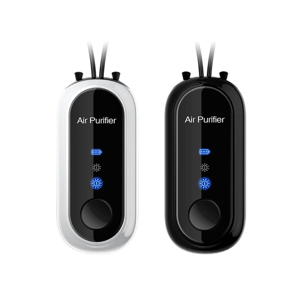 Mini Luchtreiniger Hanger Draagbaar USB-opladen