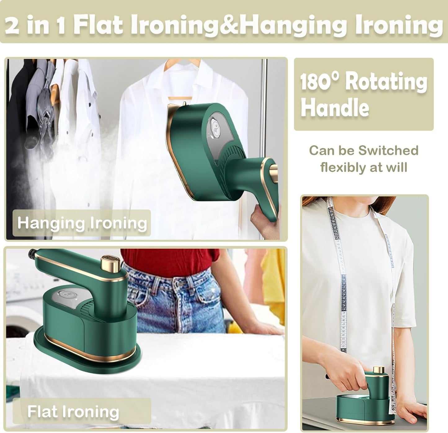 Mini Stoomstrijkijzer Kleding