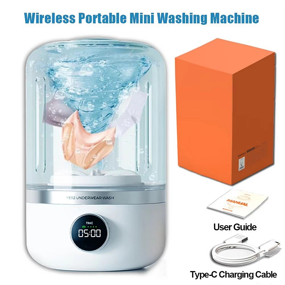 Mini Wasmachine Oplaadbaar