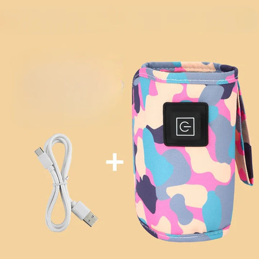 Mobiele flesverwarmer voor babyvoeding