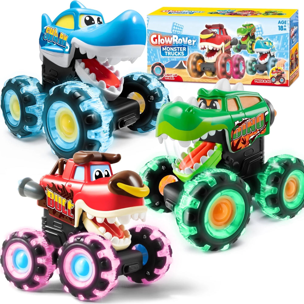 Monster Truck Speelgoed Lichtgevende Auto's Speelset Kinder Speelgoed