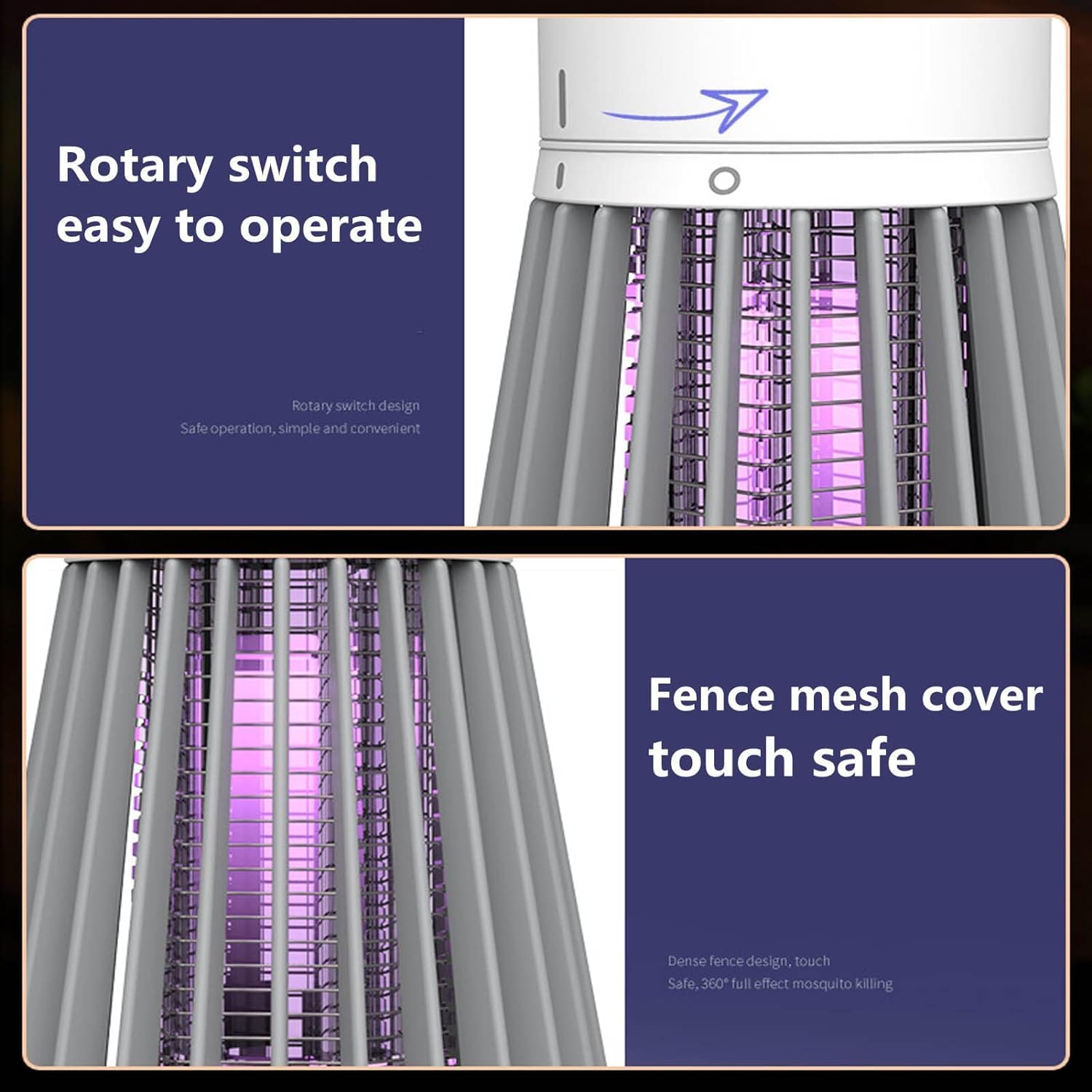 Muggen Doder Lamp 2 Pack Binnen Buiten Gebruik