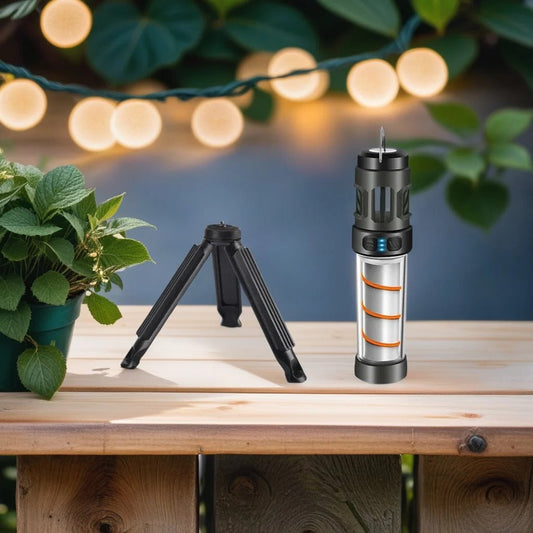 Muggenspray met Campinglamp