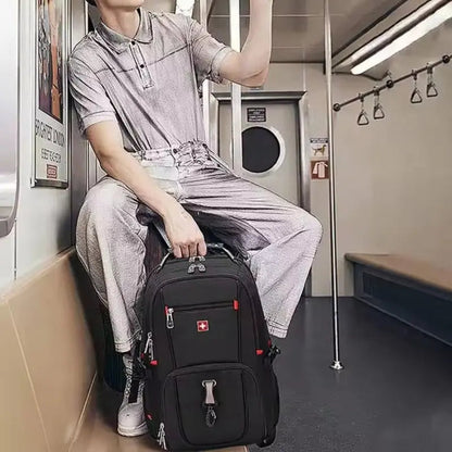 Wasserdichter Laptop-Rucksack mit USB-Ladeanschluss und multifunktionalem Design