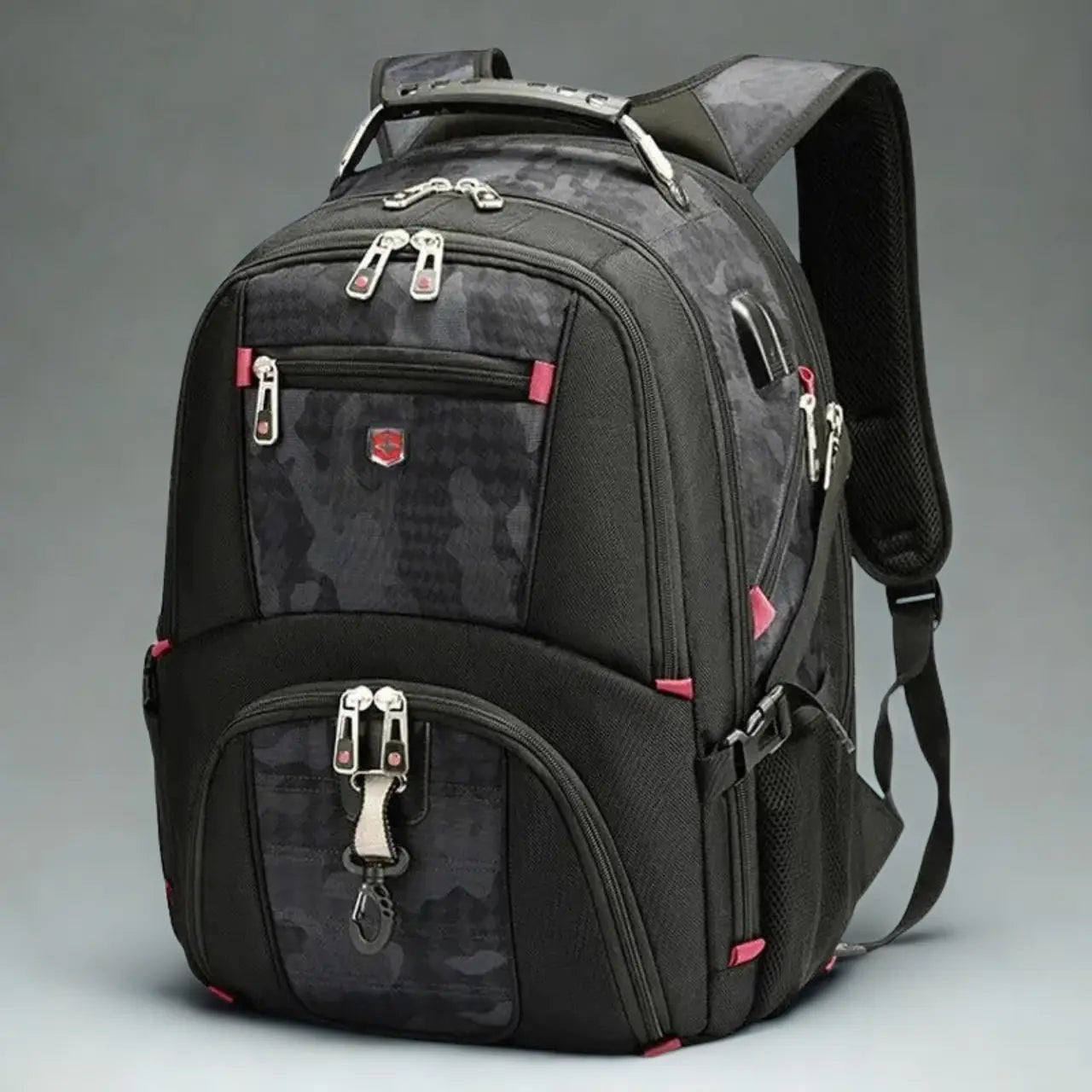 Wasserdichter Laptop-Rucksack mit USB-Ladeanschluss und multifunktionalem Design