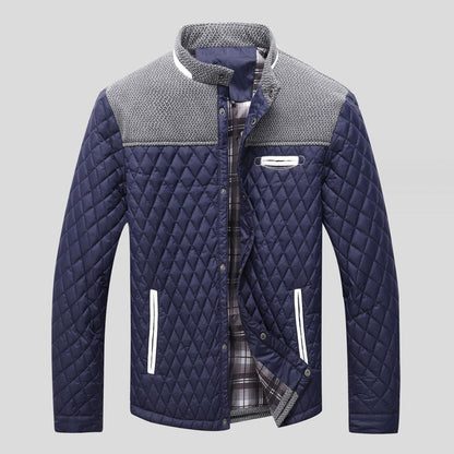 Heren Steppjacke – Warme gewatteerde jas voor heren met capuchon en trendy design