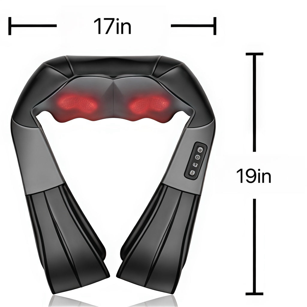 Nek Schouder Rug Massager Verwarmd Pijnverlichter