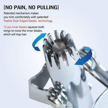 Neushaartrimmer Handmatig RVS Trimmer voor Mannen