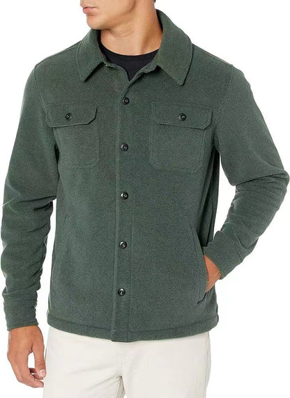 Heren Overhemd met Borstzakken – Stijlvol Button-Down Shirt van Katoen