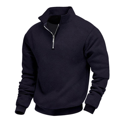 Pullover heren – Elegante pullover met halve rits, comfortabel en stijlvol