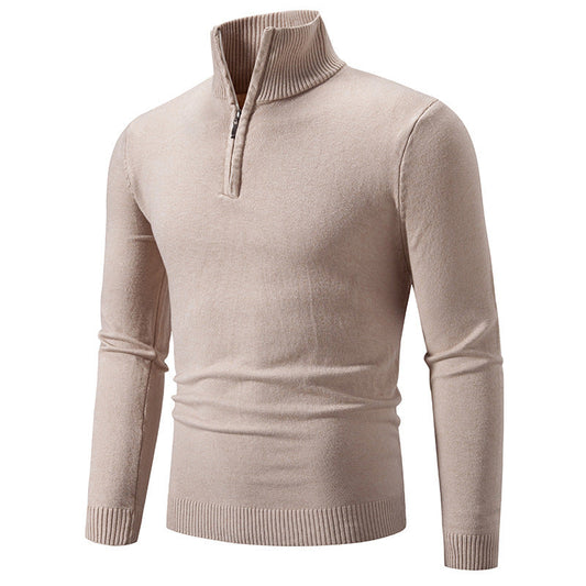 Heren Rollkragenpullover met Rits – Comfortabele en stijlvolle trui voor heren