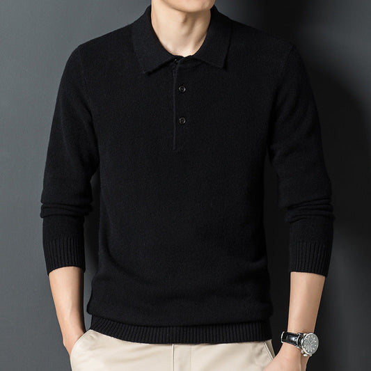 Polopullover heren – Stijlvolle en comfortabele trui van katoen voor casual gebruik