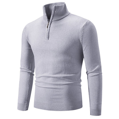 Heren Rollkragenpullover met Rits – Comfortabele en stijlvolle trui voor heren