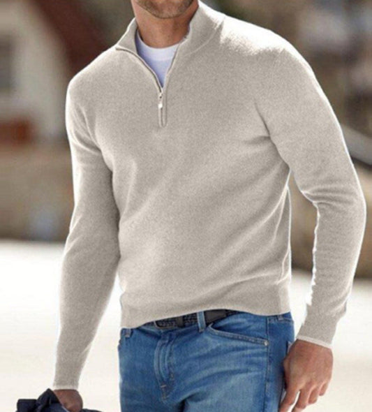 Pullover heren rits – Comfortabele trui met rits en moderne pasvorm