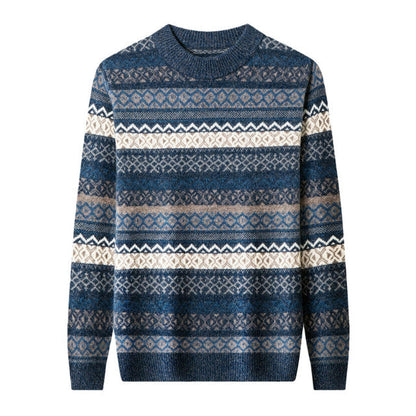 Heren Pullover Retro-Stijl – Comfortabele trui met vintage design en zachte stof