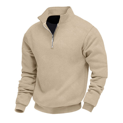 Pullover heren – Elegante pullover met halve rits, comfortabel en stijlvol