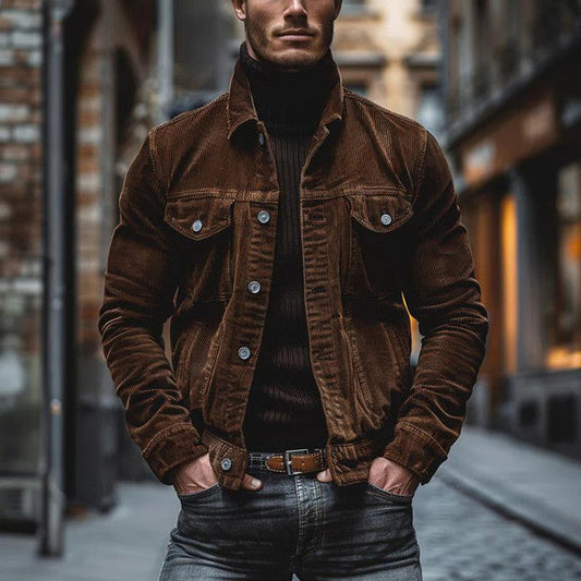 Heren Knopfjacke – Casual jasje met borstzakken en comfortabele pasvorm