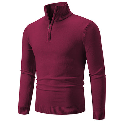 Heren Rollkragenpullover met Rits – Comfortabele en stijlvolle trui voor heren