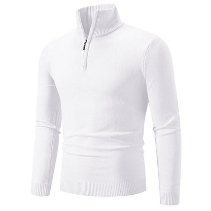 Heren Rollkragenpullover met Rits – Comfortabele en stijlvolle trui voor heren