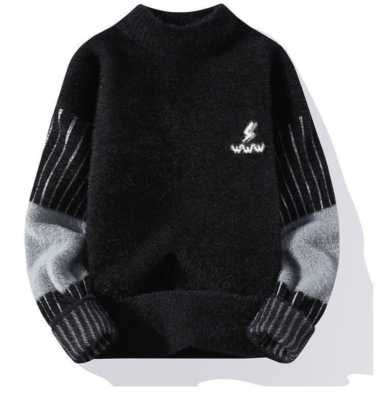 Heren Coltrui – Elegante trui van wol, slim fit voor casual en zakelijke stijl
